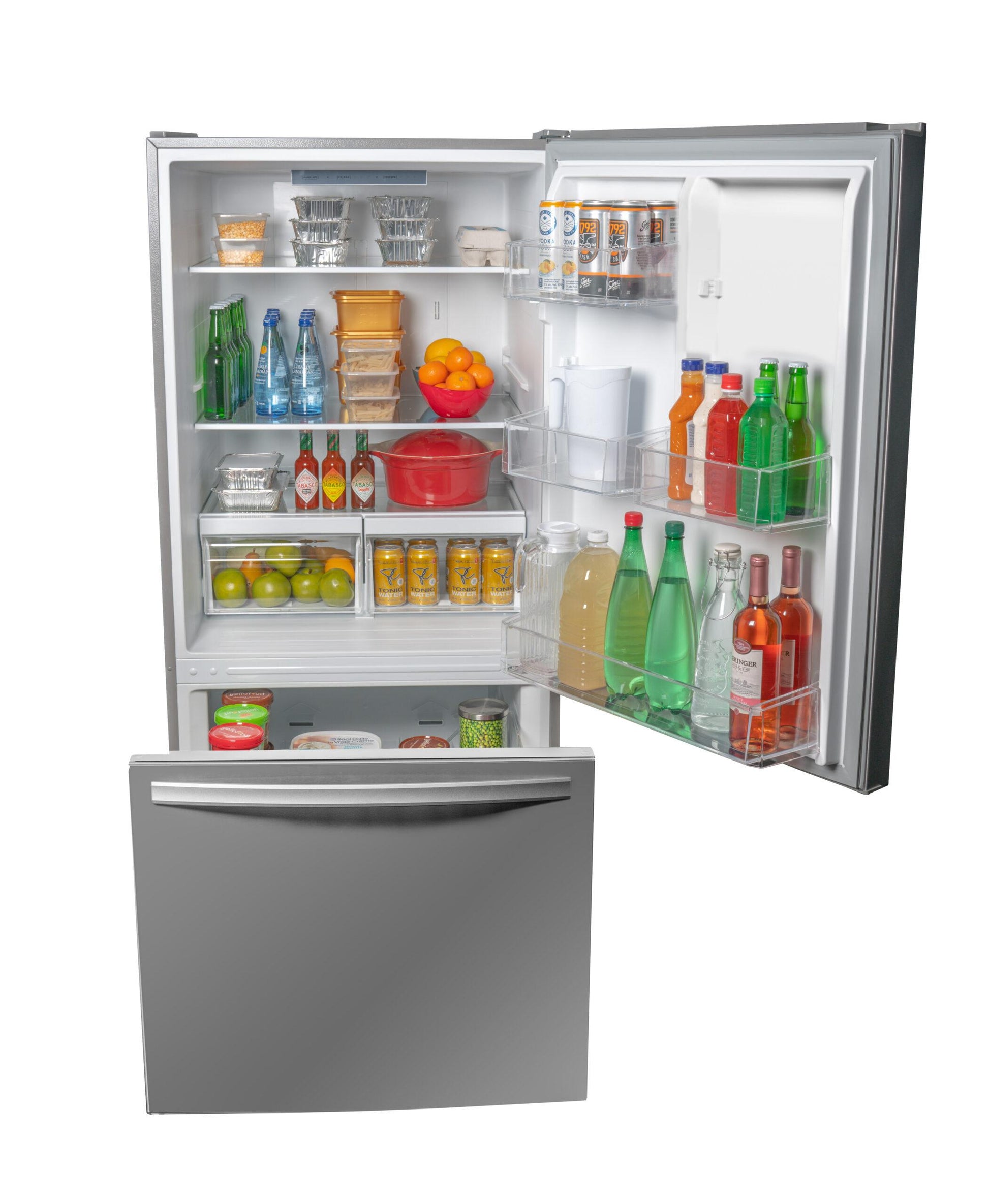 Danby DBM187E1SSDB Danby Designer 18.7 Cu. Ft. Apartment Fridge Bottom Mount In Stainless Steel