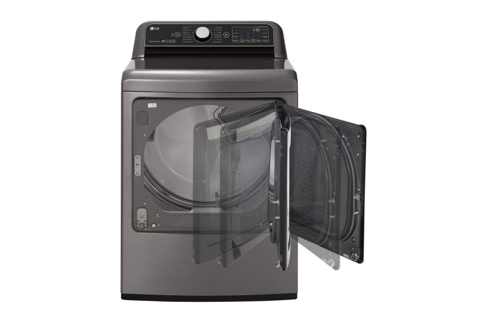Lg DLGX7801VE 7.3 Cu.Ft. Smart Wi-Fi Enabled Gas Dryer With Turbosteam&#8482;