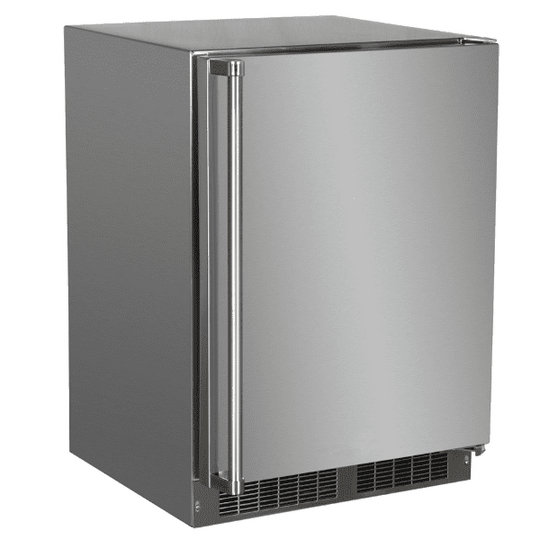 Marvel MORE224SS41A 24-In Outdoor Built-In Refrigerator With Door Storage And Maxstore Bin With Door Style - Stainless Steel, Door Swing - Right