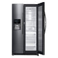Samsung RH25H5611SG 25 Cu. Ft. Food Showcase Side-By-Side Refrigerator With Metal Cooling In Black Stainless Steel