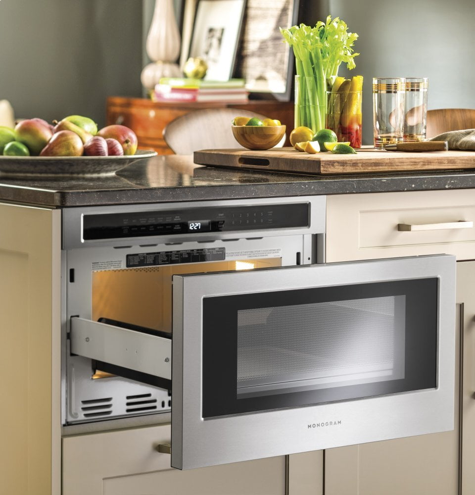 Monogram ZWL1126SJSS Monogram 1.2 Cu. Ft. Drawer Microwave
