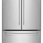 Kitchenaid KRFF305ESS 25 Cu. Ft. 36-Width Standard Depth French Door Refrigerator With Interior Dispense - Stainless Steel
