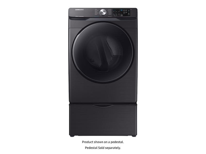 Samsung DVG45R6100V 7.5 Cu. Ft. Gas Dryer With Steam Sanitize+ In Black Stainless Steel