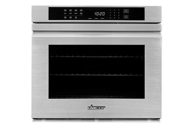 Dacor HWO127FS 27" Single Wall Oven, Silver Stainless Steel With Flush Handle