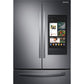 Samsung RF28T5F01SG 28 Cu. Ft. 3-Door French Door Refrigerator With Family Hub™ In Black Stainless Steel