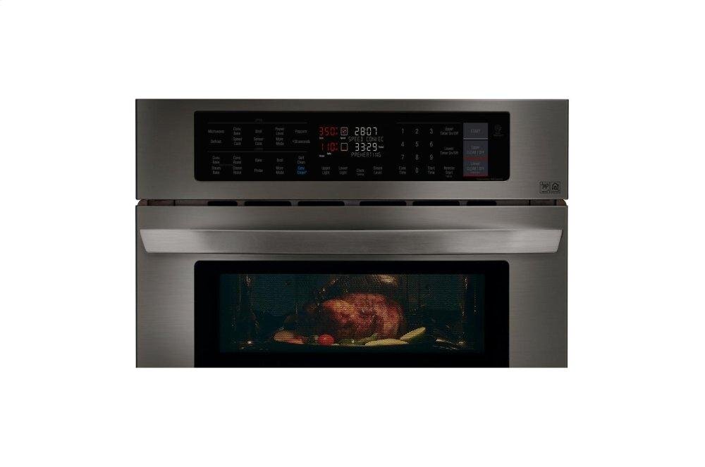 Lg LWC3063BD 1.7/4.7 Cu. Ft. Smart Wi-Fi Enabled Combination Double Wall Oven