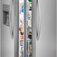 Frigidaire FRSS2623AS Frigidaire 25.6 Cu. Ft. 36'' Standard Depth Side By Side Refrigerator