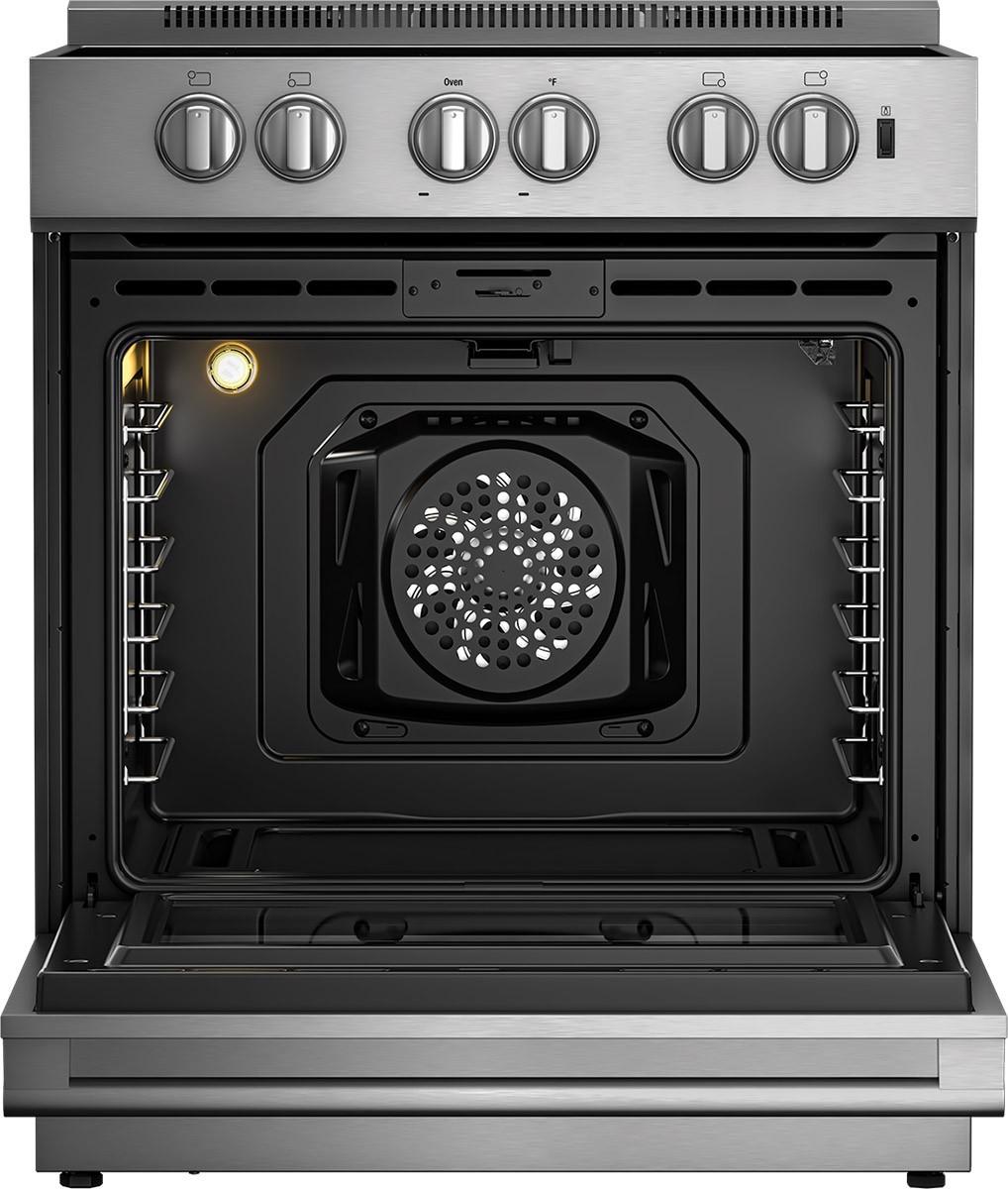 Blomberg Appliances BIR34452SS 30In Induction Range With 5.7 Cu Ft Self Clean Oven, Slide-In Style