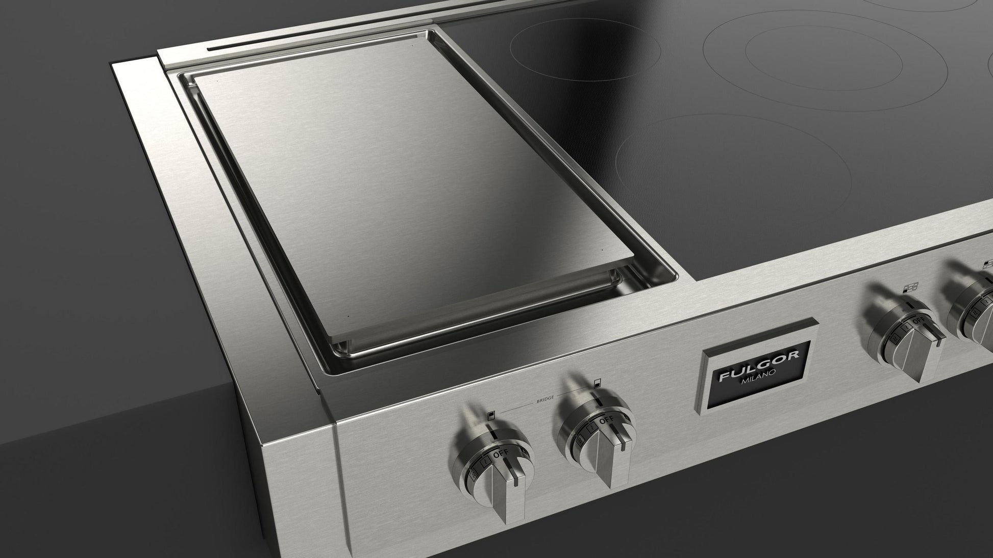 Fulgor Milano F6IRT485GS1 Sofia 48" Pro Induction Rangetop With Griddle