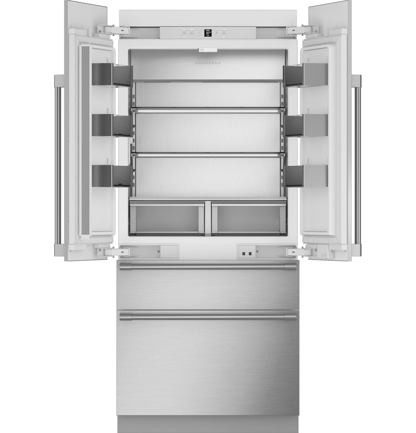 Monogram ZIP364IPVII Monogram 36" Integrated French-Door Refrigerator - Coming Soon