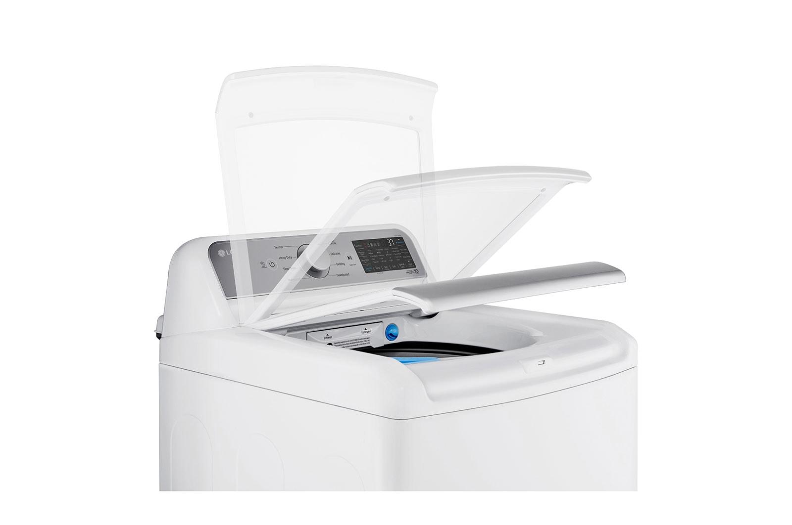 Lg WT7405CW 5.3 Cu.Ft. Mega Capacity Smart Wi-Fi Enabled Top Load Washer With 4-Way&#8482; Agitator & Turbowash3D&#8482; Technology