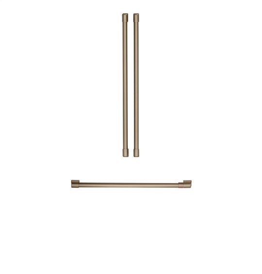 Cafe CXMB3H3PNBZ Café Refrigeration Handle Kit - Brushed Bronze