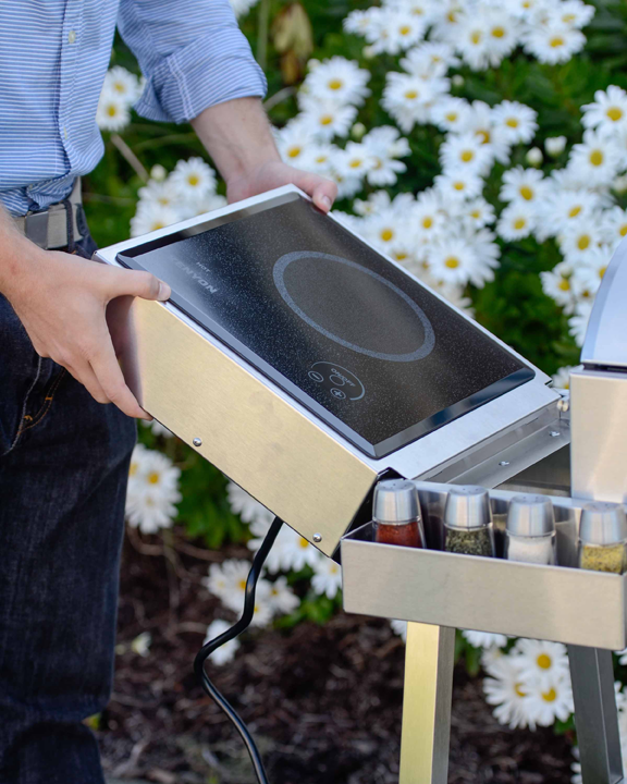 Kenyon A70030 Side Burner For Grill Cart