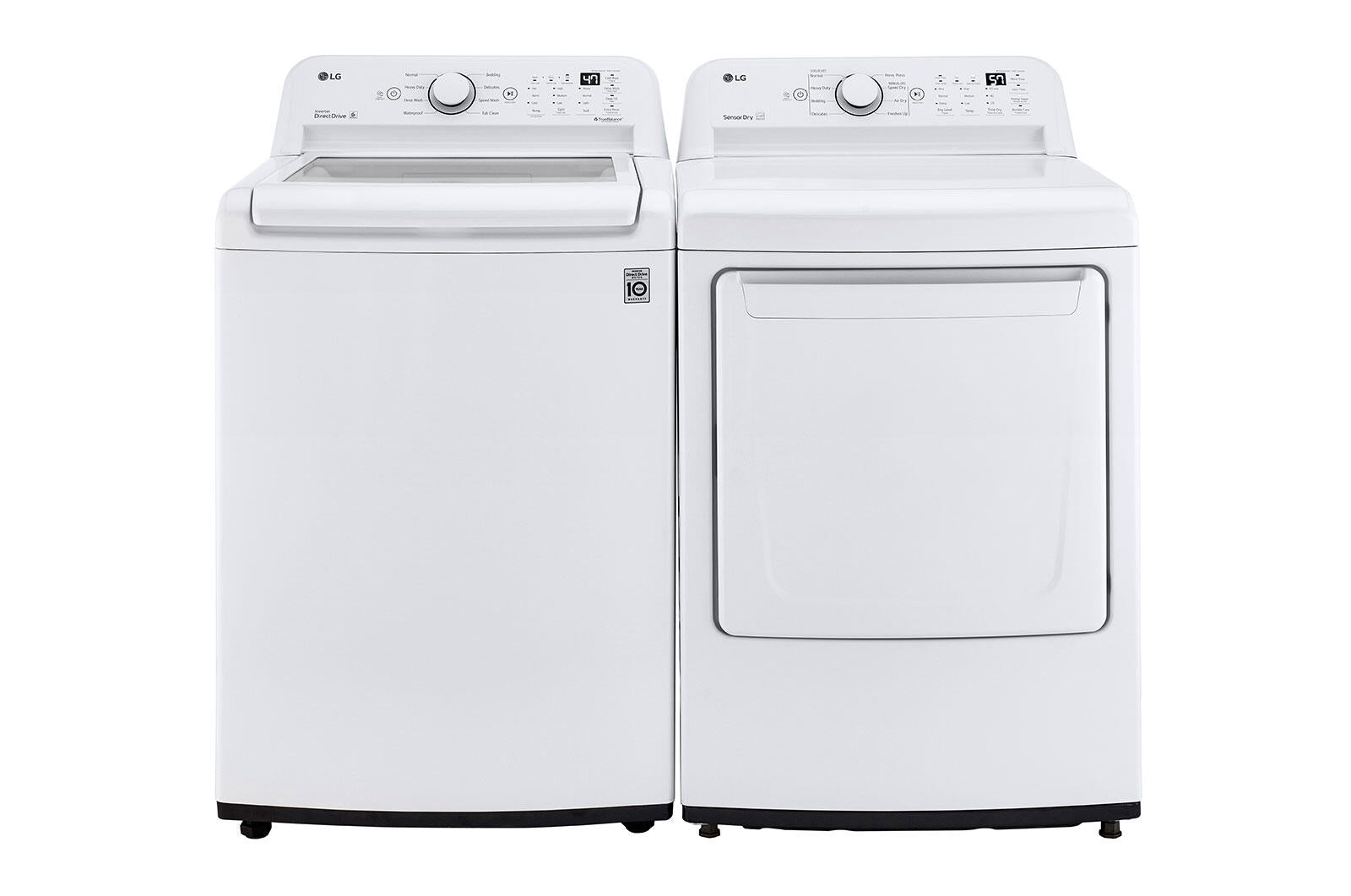 Lg DLE7000W 7.3 Cu. Ft. Ultra Large Capacity Top Load Electric Dryer With Sensor Dry Technology