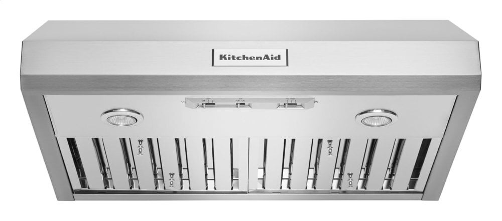 Kitchenaid KVUC600JSS 30" 585 Cfm Motor Class Commercial-Style Under-Cabinet Range Hood System - Stainless Steel