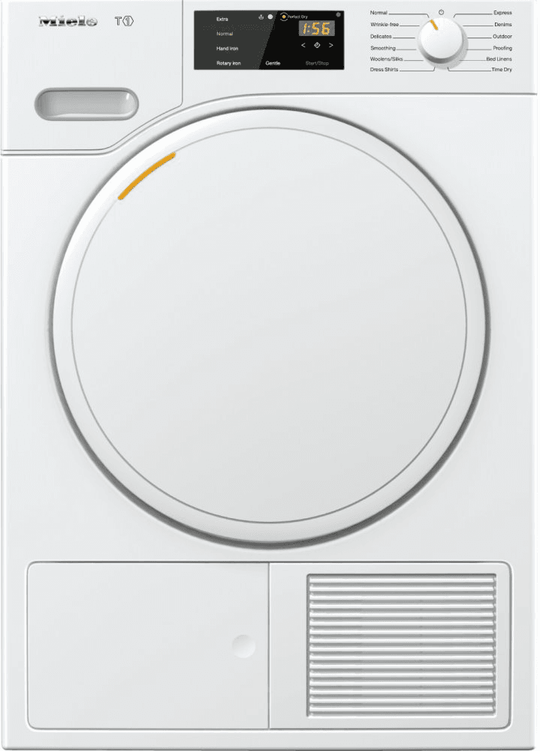 Miele TWB120WP T1 Classic Heat-Pump Tumble Dryer With Fragrancedos For Laundry That Smells Great.