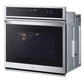 Lg WSEP4727F 4.7 Cu. Ft. Smart Wall Oven With Instaview®, True Convection, Air Fry, And Steam Sous Vide