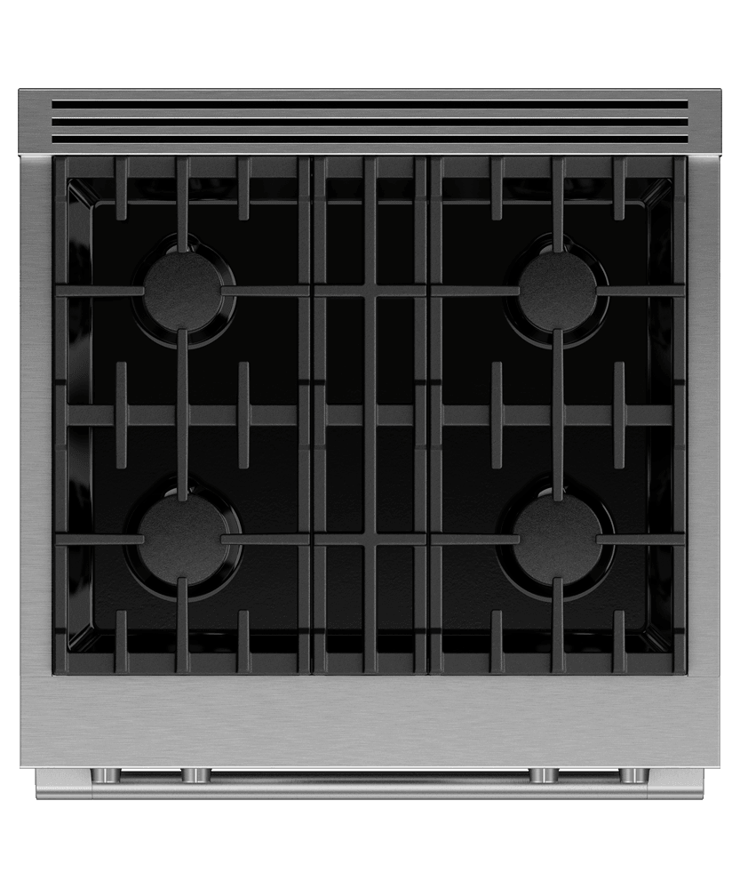 Fisher & Paykel RDV3304N Dual Fuel Range, 30", 4 Burners, Self-Cleaning