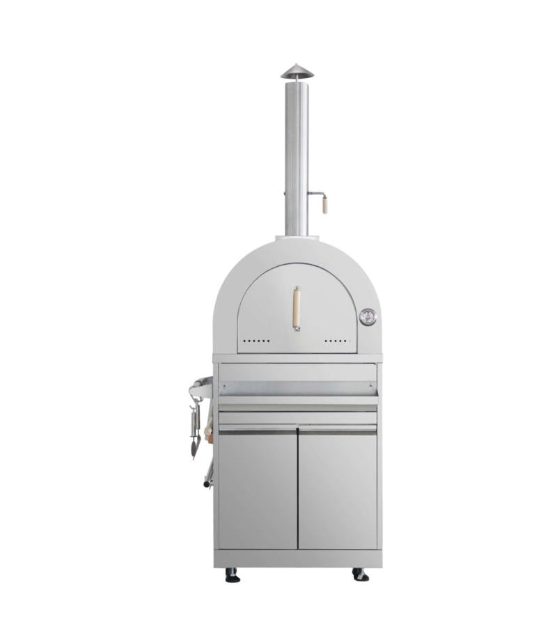 Thor Kitchen MK07SS304 Outdoor Kitchen Pizza Oven And Cabinet In Stainless Steel