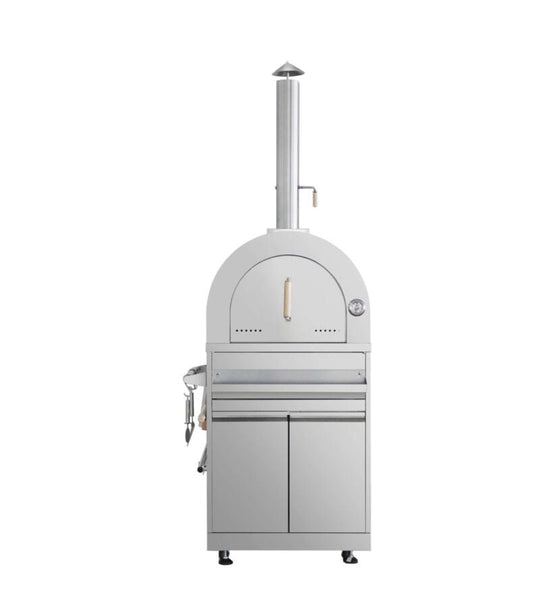 Thor Kitchen MK07SS304 Outdoor Kitchen Pizza Oven And Cabinet In Stainless Steel