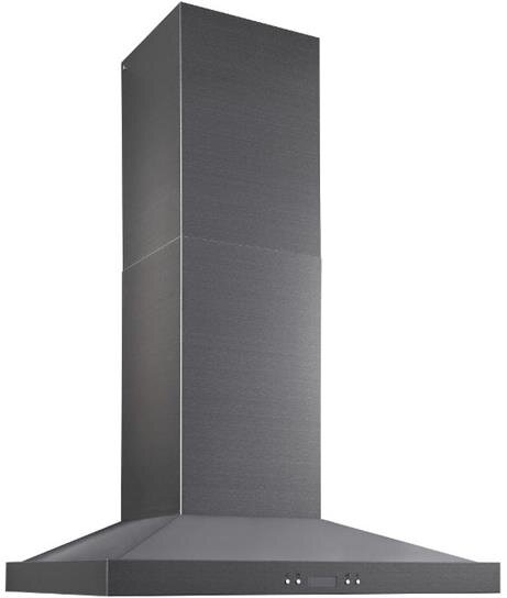 Best Range Hoods WC53I30BLS Notte - 29-7/8" Black Stainless Steel Chimney Range Hood, 550 Cfm