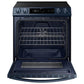 Samsung NE63A8711QN 6.3 Cu. Ft. Smart Bespoke Slide-In Electric Range With Smart Dial & Air Fry In Navy Steel