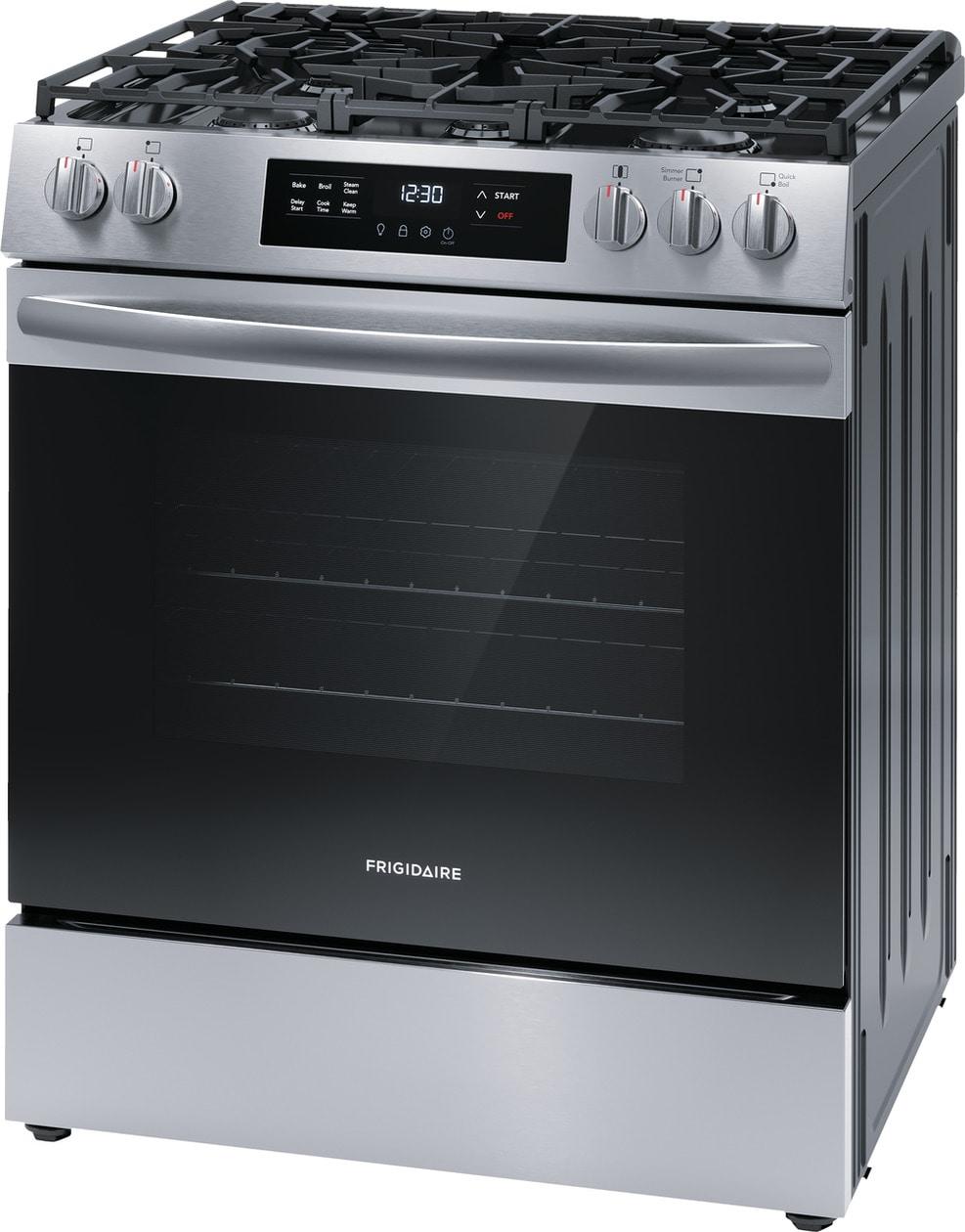 Frigidaire FCFG3062AS Frigidaire 30" Front Control Gas Range With Quick Boil