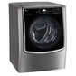 Lg DLGX9001V 9.0 Cu. Ft. Large Smart Wi-Fi Enabled Gas Dryer W/ Turbosteam™