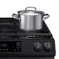 Samsung NX60T8111SG 6.0 Cu. Ft. Front Control Slide-In Gas Range With Wi-Fi In Black Stainless Steel