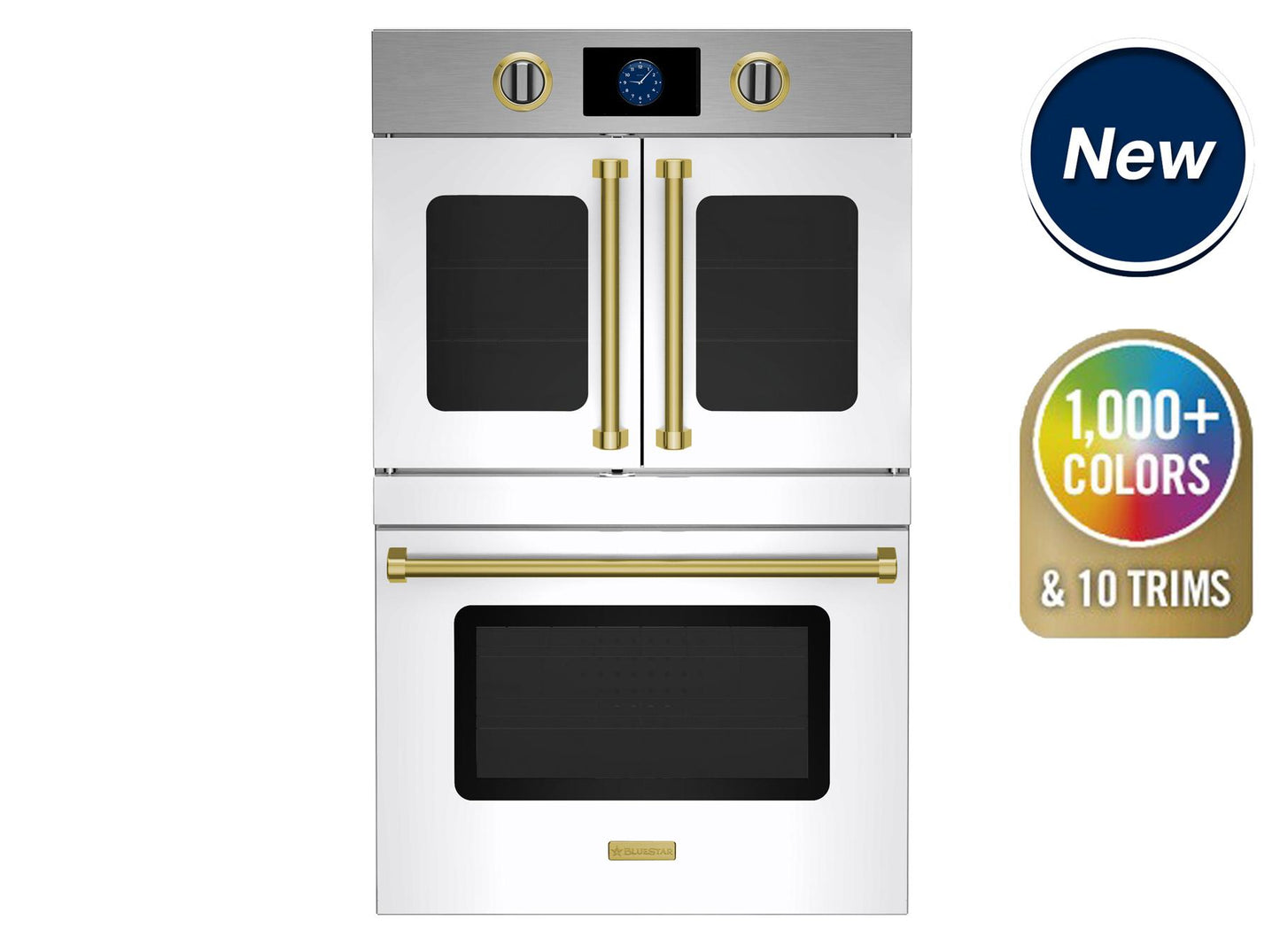 Bluestar BSDEWO30SDV3 30" Double Electric Wall Oven With French & Drop Down Doors