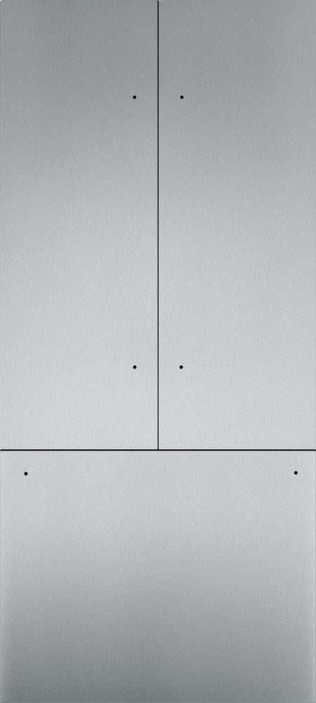 Thermador TFL36IT800 36" Stainless Steel Panel Set For French Door - Flat Tfl36It800