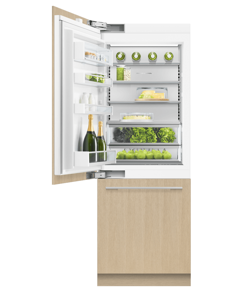 Fisher & Paykel RS3084WLU1 Integrated Refrigerator Freezer, 30