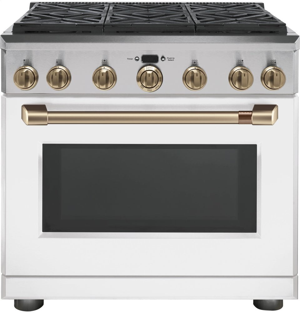 Cafe CGY366P4MW2 Café 36" All-Gas Professional Range With 6 Burners (Natural Gas)