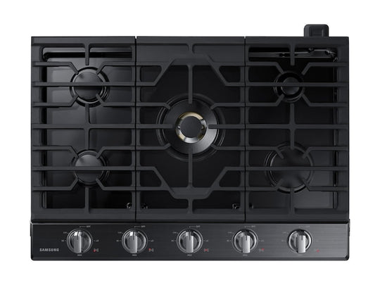 Samsung NA30N7755TG 30" Gas Cooktop With 22K Btu Dual Power Burner In Black Stainless Steel