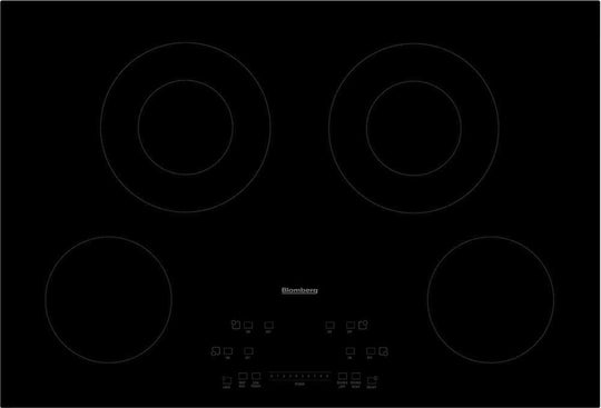 Blomberg Appliances CTE30410 30" Electric Cooktop, 4 Burner, Touch Controls