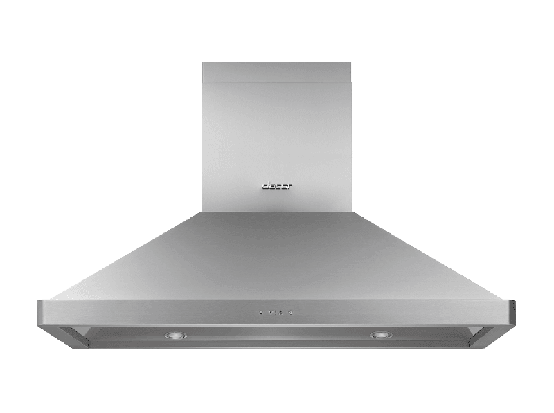 Dacor DHI421 42" Chimney Island Hood, Silver Stainless Steel