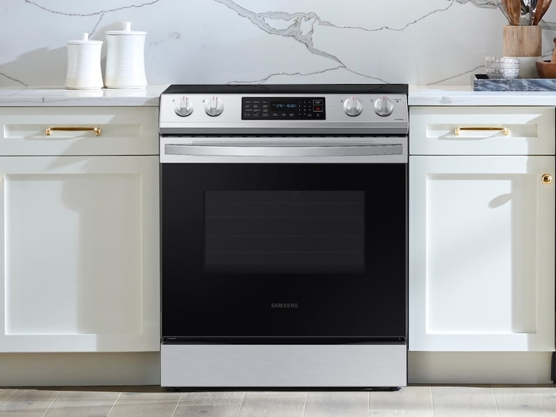 Samsung NE63T8111SS 6.3 Cu Ft. Front Control Slide-In Electric Range With Wi-Fi In Stainless Steel