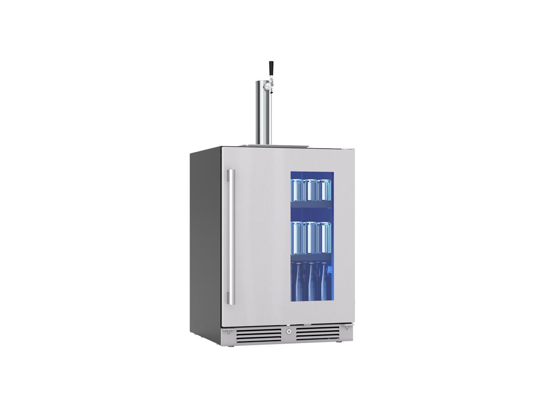 Zephyr PRKB24C01AG 24" Kegerator & Beverage Cooler