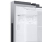 Samsung RS27T5561SR 26.7 Cu. Ft. Large Capacity Side-By-Side Refrigerator With Touch Screen Family Hub™ In Stainless Steel