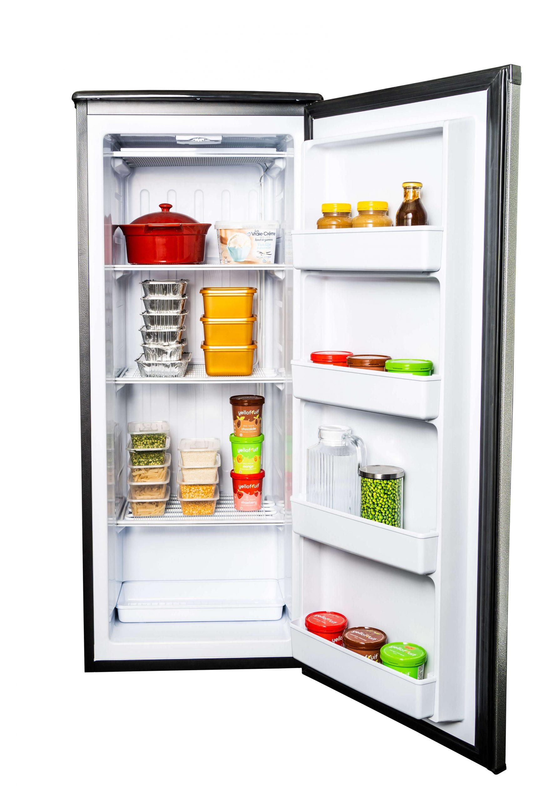 Danby DUFM085A4TDD Danby Designer 8.5 Cu Ft Upright Freezer In Slate Black