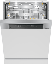 Miele G7516SCIAUTODOS Stainless Steel - Semi-Integrated Dishwasher Xxl With Automatic Dispensing Thanks To Autodos With Integrated Powerdisk.