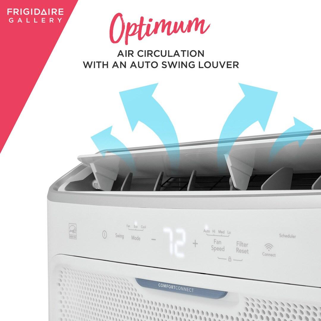 Frigidaire GHWQ083WC1 Frigidaire Gallery 8,000 Btu Inverter Quiet Temp Smart Room Air Conditioner
