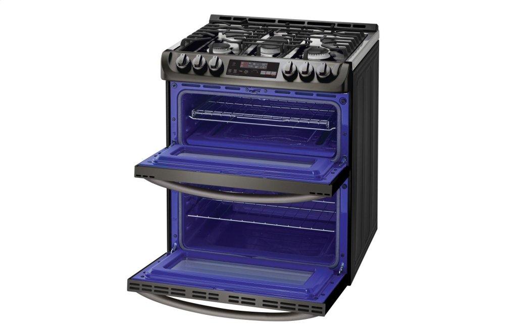 Lg LTG4715BD 6.9 Cu. Ft. Smart Wi-Fi Enabled Gas Double Oven Slide-In Range With Probake Convection® And Easyclean®