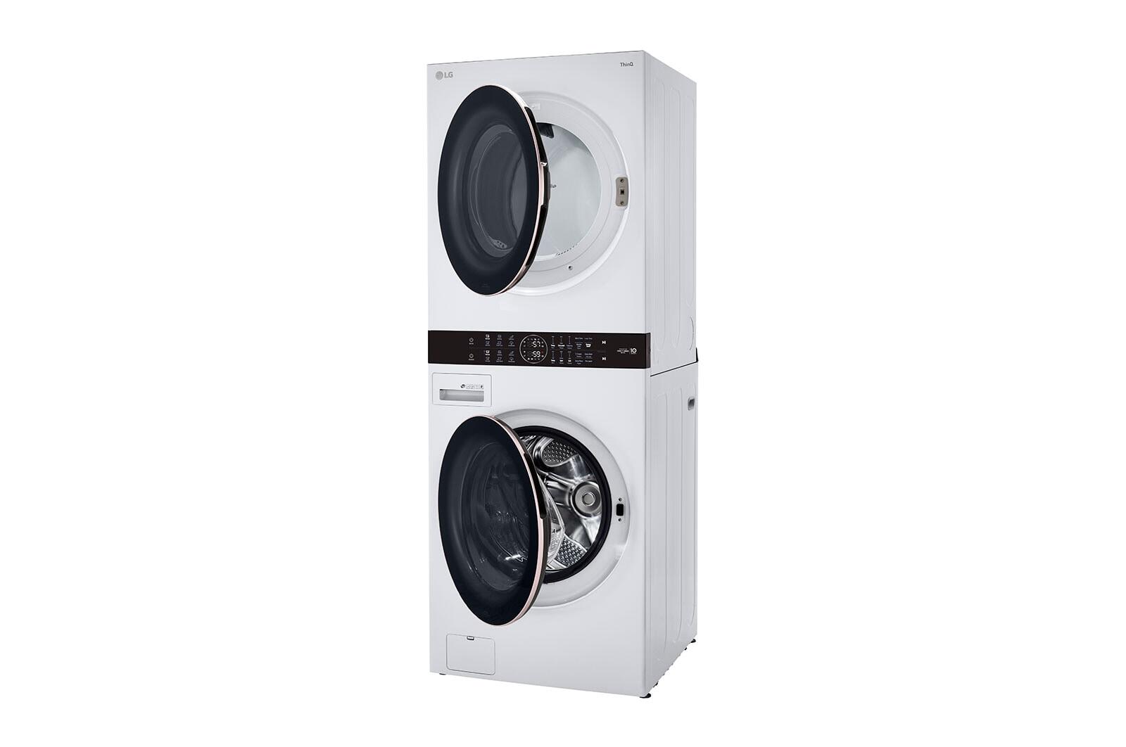 Lg WKE100HWA Single Unit Front Load Lg Washtower™ With Center Control™ 4.5 Cu. Ft. Washer And 7.4 Cu. Ft. Electric Dryer