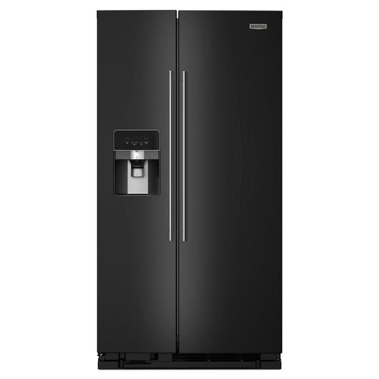 Maytag MRSF4036PB 36-Inch Wide Side-By-Side Refrigerator - 25 Cu. Ft.