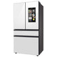 Samsung RF23BB890012 Bespoke Counter Depth 4-Door French Door Refrigerator (23 Cu. Ft.) With Family Hub™ In White Glass