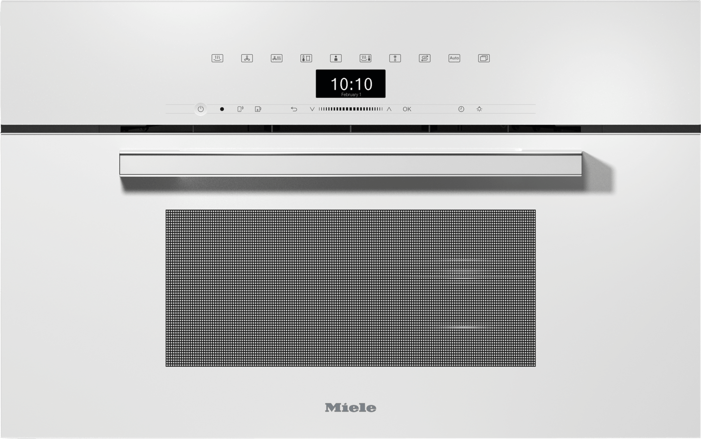 Miele DGC7470 WHITE   30" Compact Combi-Steam Oven Xl For Steam Cooking, Baking, Roasting With Networking + Brilliantlight.