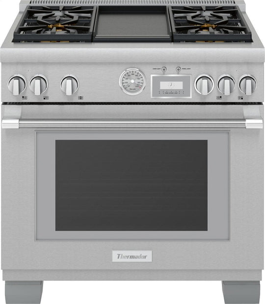 Thermador PRD364WDGU 36-Inch Pro Grand® Commercial Depth Dual Fuel Range