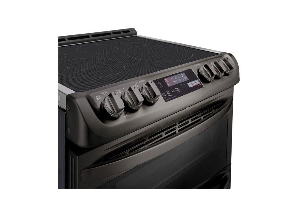 Lg LTE4815BD 7.3 Cu. Ft. Smart Wi-Fi Enabled Electric Double Oven Slide-In Range With Probake Convection® And Easyclean®
