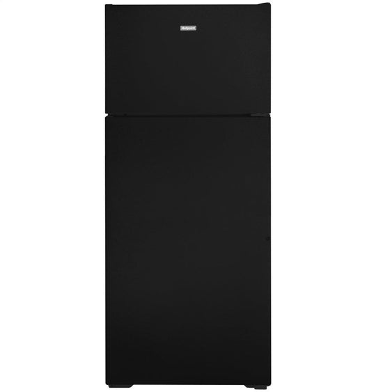 Hotpoint HPS18BTNRBB Hotpoint® 17.5 Cu. Ft. Recessed Handle Top-Freezer Refrigerator